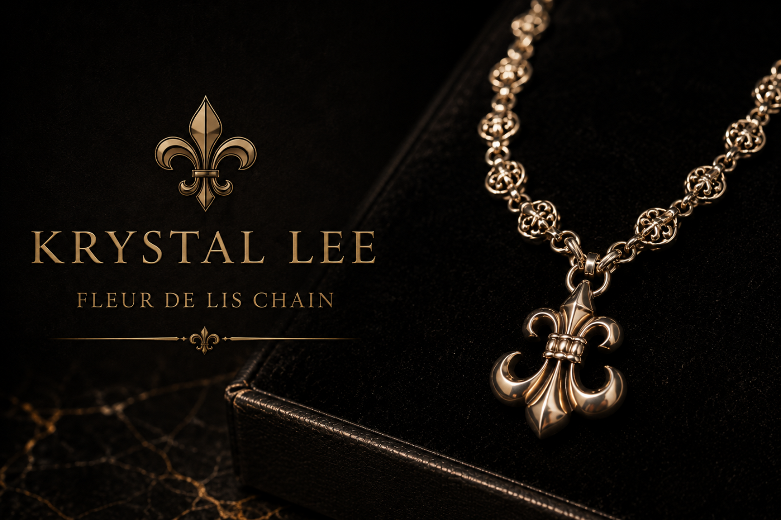 FLEUR DE LIS CHAIN.